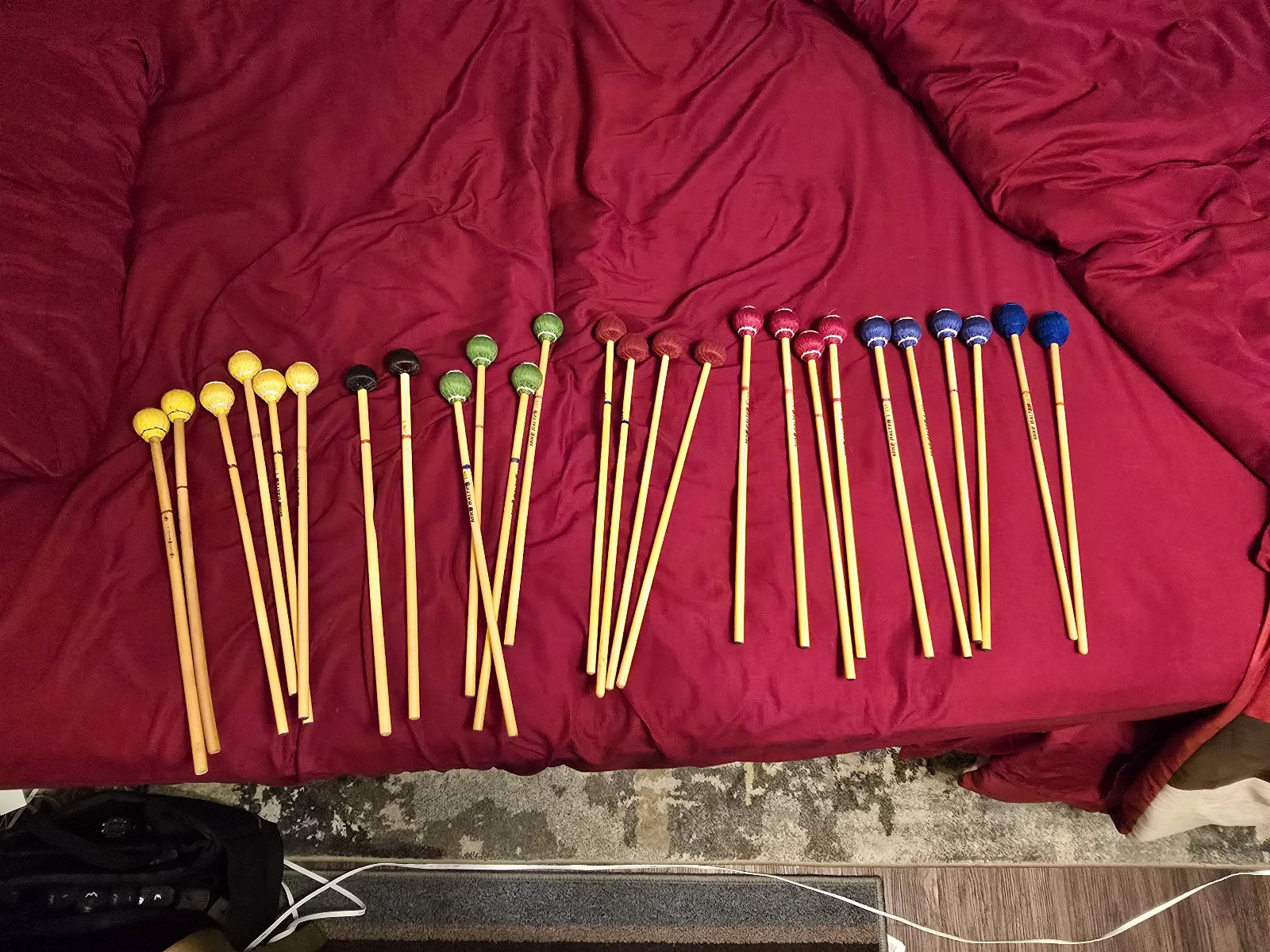 Mike Baltar Vibraphone Mallets (One Pair, From former concert percussionist)