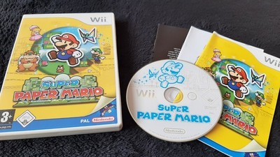 NINTENDO Wii Super Paper Mario Komplett mit Anleitung CIB