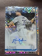 2019 Topps Chrome Update Series - Target Autographs Nate Lowe #CUA-NLO X-Fractor