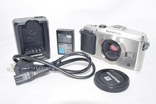 Olympus PEN E-P3 Silver 12.3MP Mirrorless Digital Camera w/Battery, Charger