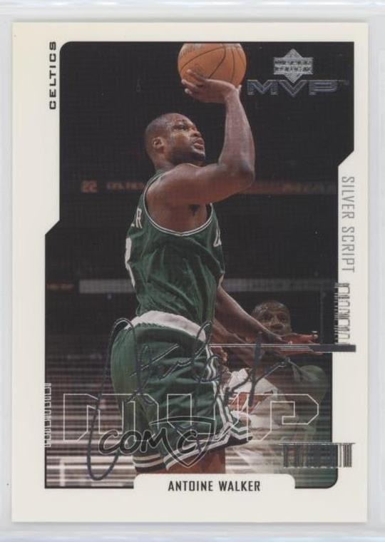 2000-01 Upper Deck MVP Silver Script Antoine Walker #8 0x1