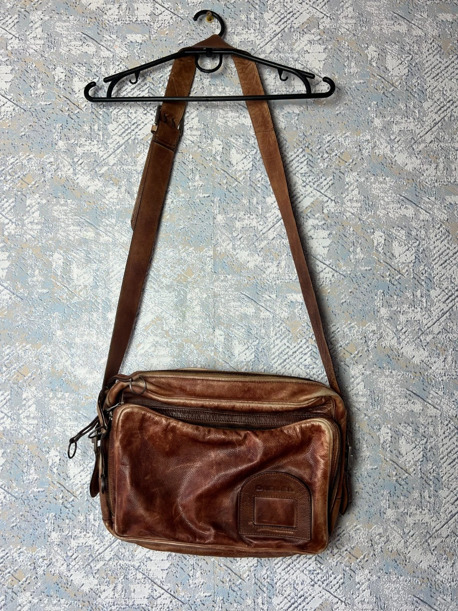 Diesel Leather Bags for Men for sale | eBay
