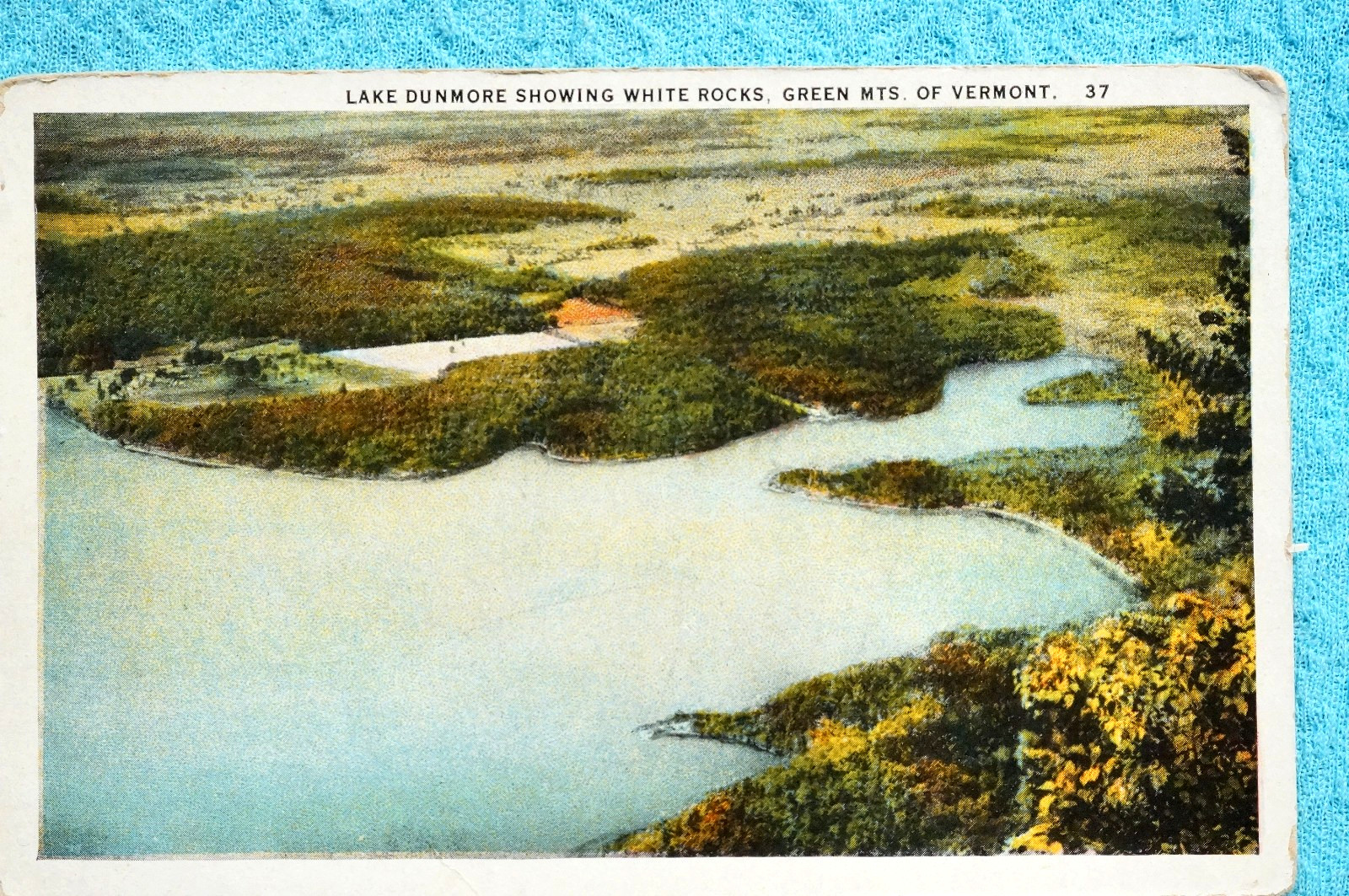 Lake Dunmore Showing White Rocks - Green Mountains of Vermont