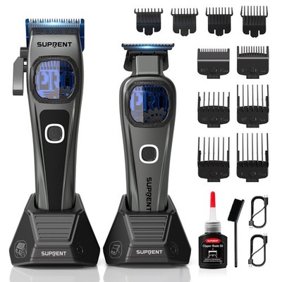 SUPRENT Professional Hair Clippers for Men  Cordless Barber Clippers & Zeroga...