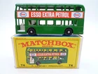 VINTAGE MATCHBOX LESNEY No.74b DAIMLER FLEETLINE BUS IN ORIGINAL BOX 1966