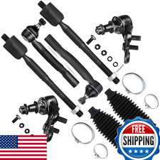 Scitoo 8Pcs Front Suspension Kit Lower Ball Joints Inner Outer Tie Rod Ends