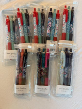 Vera Bradley Ink Pen Set of Three Black Ink New in original package S 