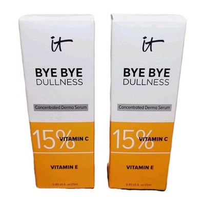 2 it Cosmetics Bye Bye Dullness Concentrated Derma Serum 15% Vitamin C, E