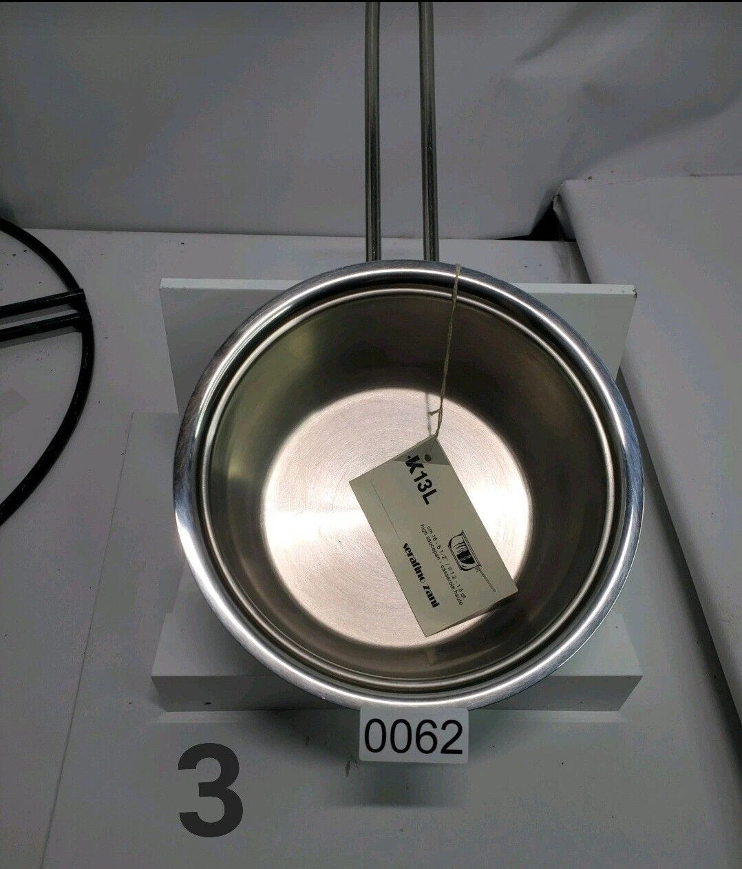 Serafino Zani Italy ZINI 18-10 STAINLESS 6.5” High SAUCE PAN 1.5 Casserole K13l
