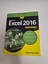 Excel 2016 for Dummies - Greg Harvey Microsoft Office Spreadsheet Guide Book