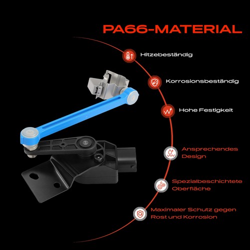 Détecteur de Niveau la Portée des Phares avant Droit pour Audi Toute Route 4BH - Photo 7/8