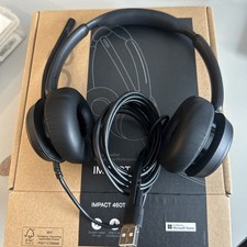 EPOS IMPACT 460T Wired USB-C Headset Teams Zoom Certified Headphones with Mic