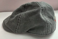 Harley Davidson Genuine Motorclothes XL Flat Cap Hat Dark Gray