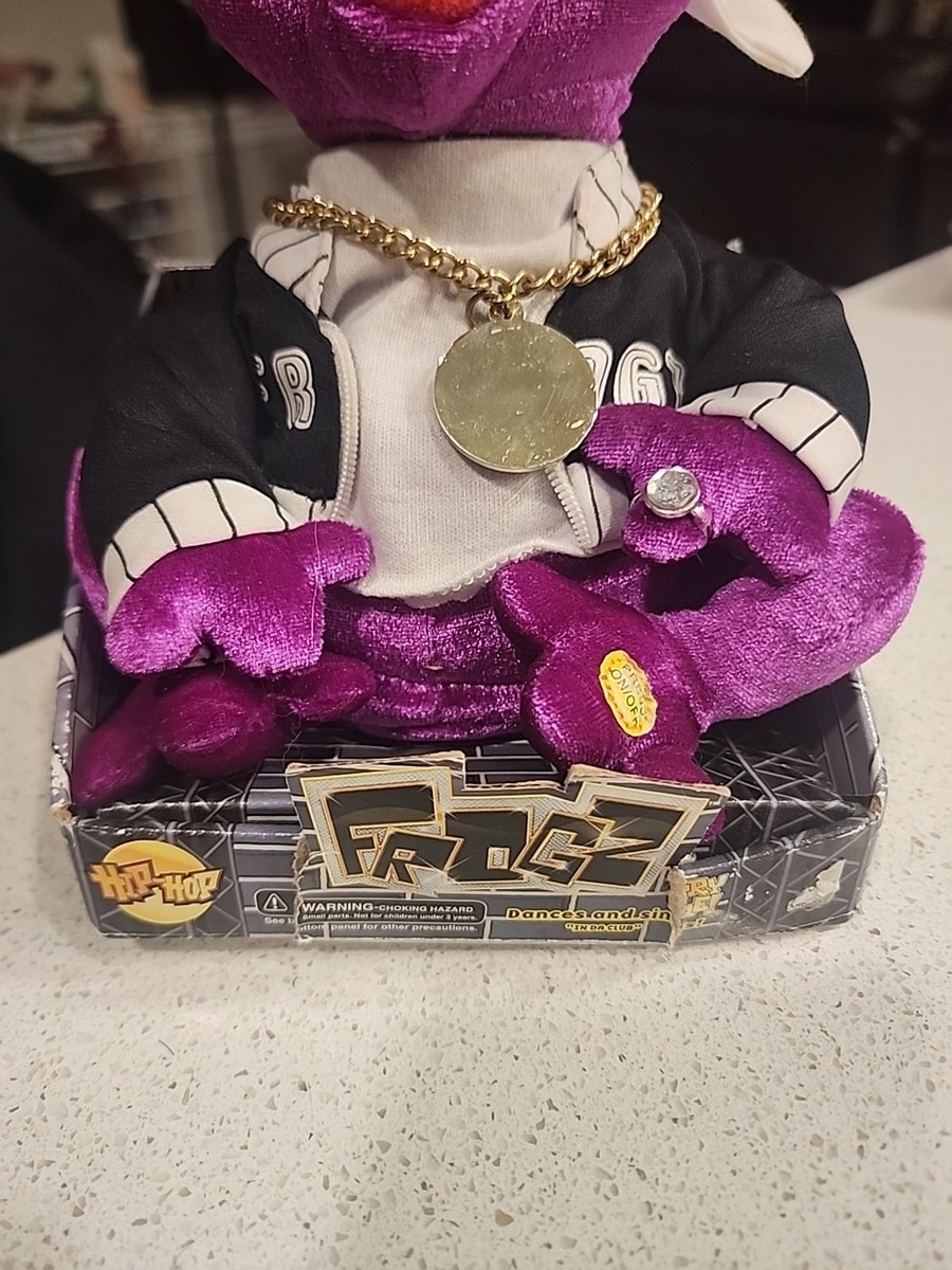 2005 Gemmy Frogz Hip-hop Dancing Frog 50 Cent in Da Club Rap