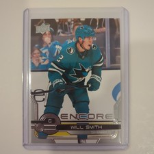 Will Smith 2024-25 Upper Deck Encore Rookie E-1 San Jose Sharks