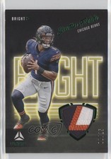 2022 Luminance Bright Beginnings Relics Prime Green 8/25 Justin Fields 0vk6