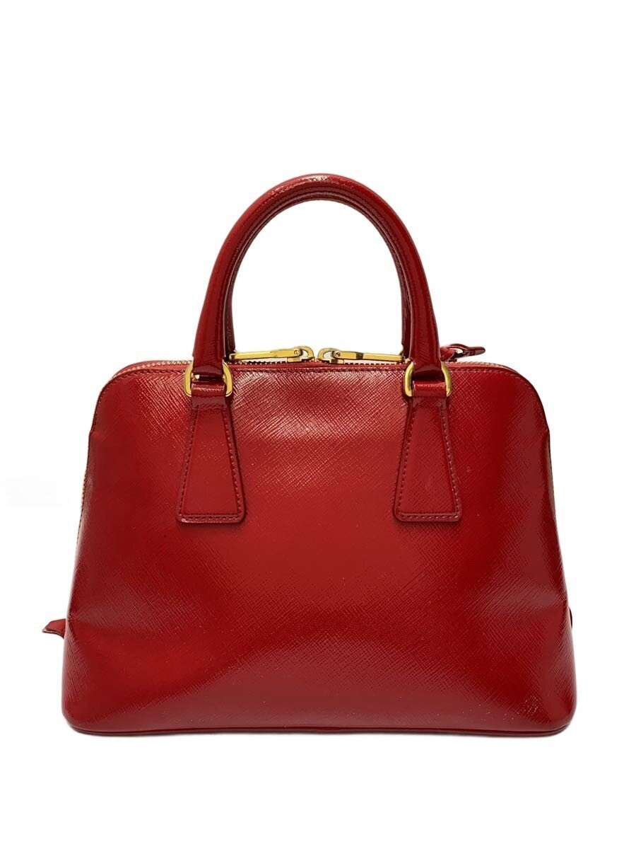 PRADA Shoulder Bag Leather RED BL0838 thumbnail 3
