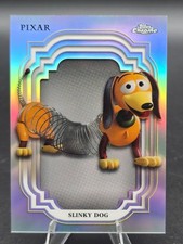 2024 Topps Chrome Disney #66 Slinky Dog Refractor Toy Story Pixar