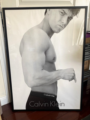 27x38 POSTER - 1993 Original Mark Wahlberg Herb Ritts Calvin Klein Ad Vintage