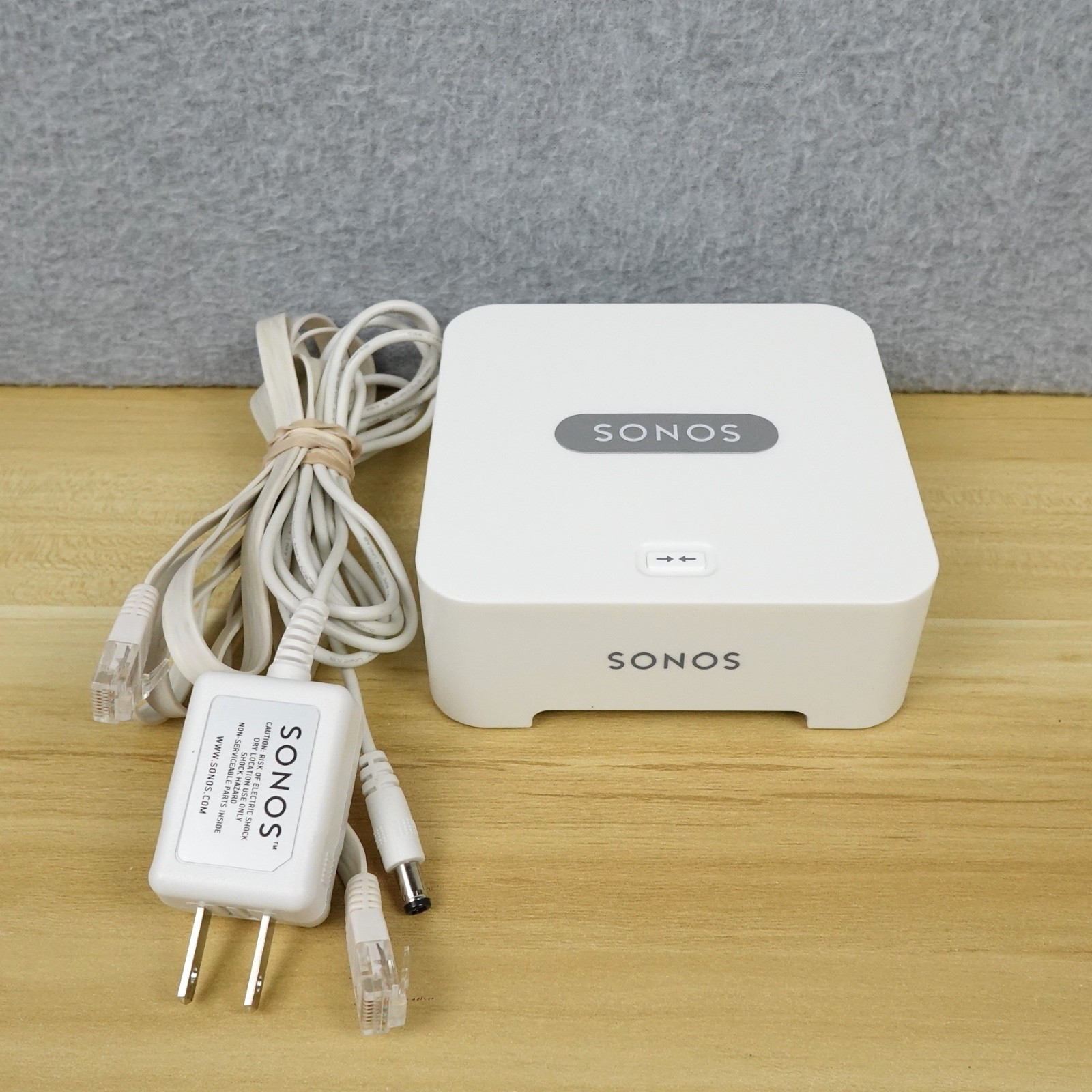 Sonos GEN 1 Bridge with Power Supply Ethernet Cable White Good