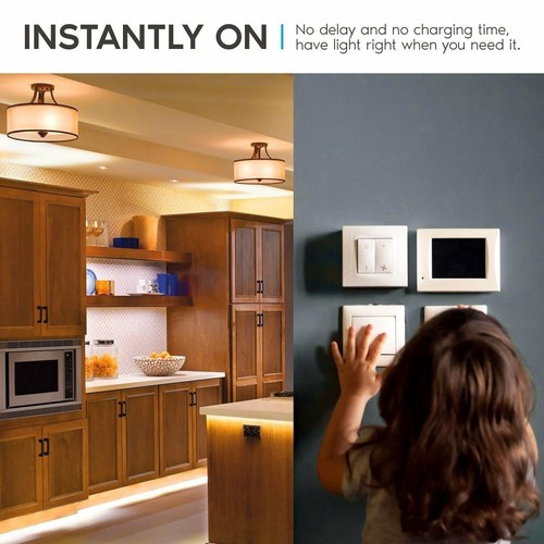 Luxrite A19 LED Bulbs 60W Equivalent Enclosed Fixture Rated 2700K E26 12-Pack - Picture 2 of 8