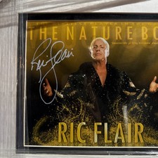Rick Flair Framed Autograph Won From NJ Devils Charity Auction 14.75”H x 16.75”W