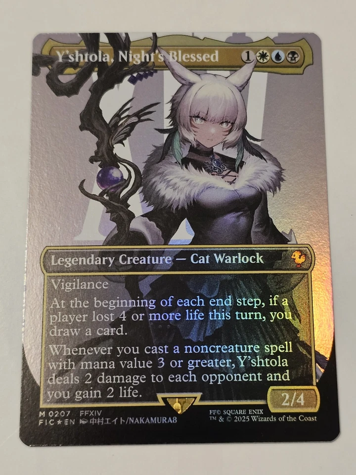 Y'shtola, Night's Blessed 0207, Borderless Foil, Final Fantasy Commander, FIN... - Image 2 of 4