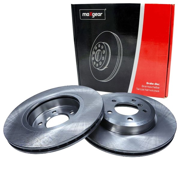 2X Maxgear Bremsschebeiben 325Mm BelÜFtet Vorne Passend FÜR BMW 3 Z4-image