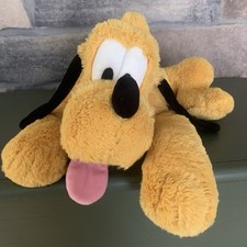 PLUTO Disney Store Genuine Original Authentic Large Plush 16" Stuffed Animal
