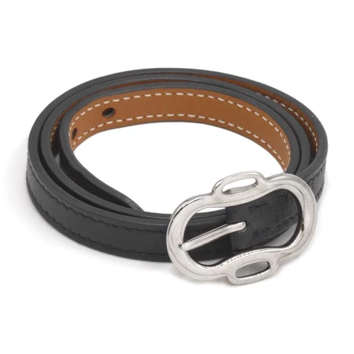 HERMÈS Bellissimo Hermes Accessori HERMES Bracciale Pelle Triplo Avvolgimento Reversibile C En