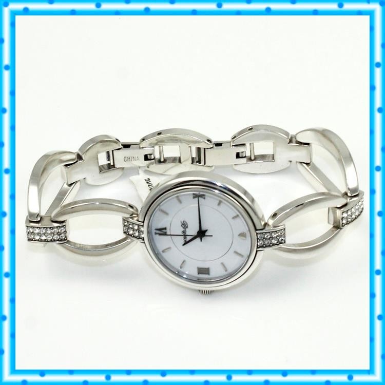 Brighton Meridian Swing Watch Silver Plated Clear Crystals 8\
