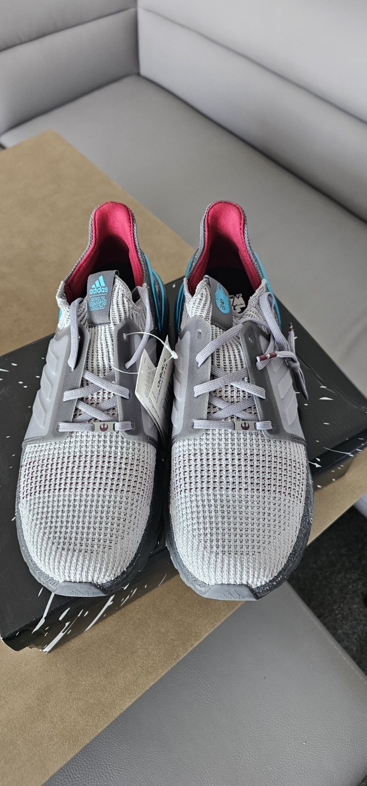 Adidas Ultraboost Mens Star Wars Millenium Falcon Rare Size UK 12.5 New image 7
