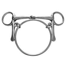 Jointed Horse Bit with Movable Metal Hardware for Daily Use Tasks
