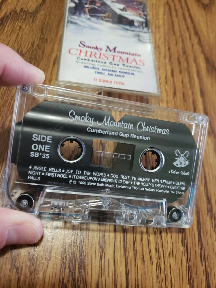 Smoky Mountain Christmas Cumberland Gap Reunion Cassette Tape 1992 Silver Bells - Image 3 of 4