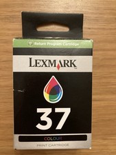 Image of GENUINE AUTHENTIC LEXMARK 37 COLOUR INK CARTRIDGE 18C2140E
