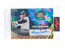REGGIE JACKSON 2026 LEAF SPORTS HEROES HEROIC MOMENTS PLATINUM AUTO 1/1 Q3474