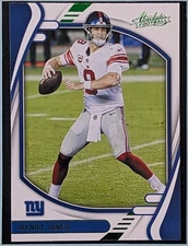 2021 Panini Absolute Green Parallel #22 Daniel Jones New York Giants