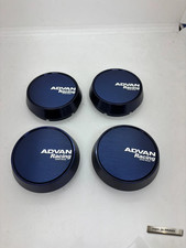 Yokohama Advan Racing Center Caps Middle 73 Blue Anodized Aluminum Set Of 4 Yokohama Advan Racing Center Caps Middle 73 Blue Anodized Aluminum Set Of 4