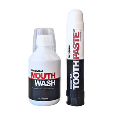 FREZYDERM Gingivita Set - Toothpaste Mouthwash for Bleeding Gums Gingivitis