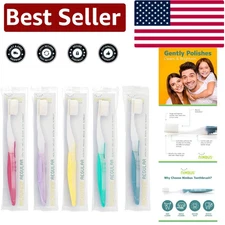 Extra Soft Toothbrushes 5-Pack - Periodontist Designed for Sensitive Teeth