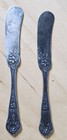 2 Butter Spreaders Rogers XII ANTIQUE 1909 ROGERS AA Pat 25-09 BEAUTY