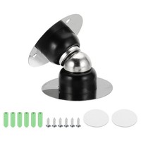 "FüR 1,9\" Magnet-TüRstopper, Wand- Und Bodenhalterung, Schwarz"