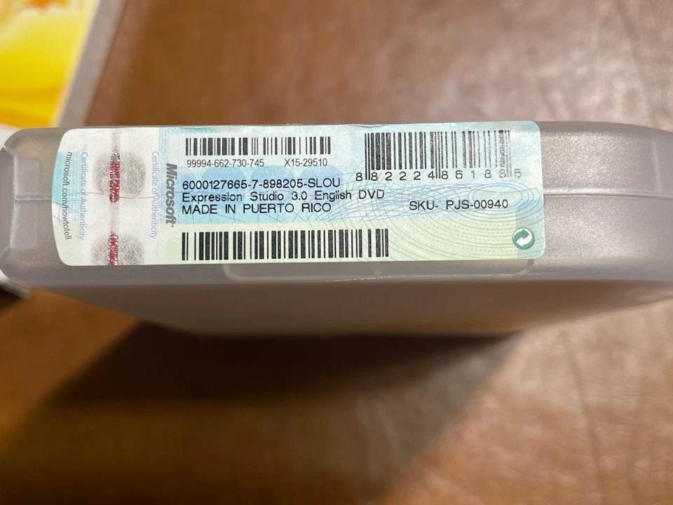 Microsoft Expression Studio 3,SKU PJS-00940,Full version,Sealed - Image 3 of 3