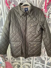 HART SCHAFFNER MARX MIDDLEBURY JACKET QUILTED FIELD COAT OLIVE BROWN MEDIUM