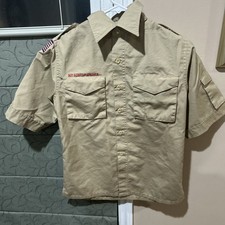 Boy Scout BSA UNIFORM New Style SHIRT Youth Medium Short Sleeve C59