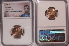 2004 P Lincoln Cent 1c NGC MS 68 RD Lincoln Label