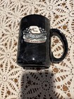 Vintage Dale Earnhardt Coffee Mug Cup NASCAR #3 Black W Raised Metal Emblem — photo 1
