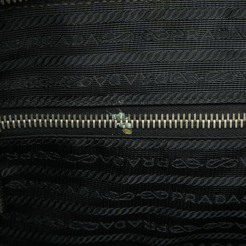 PRADA triangular logo plate handbag business bag … - image 11