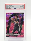 STEPHON CASTLE 2024-25 PANINI PRIZM PINK ICE ROOKIE #234 SPURS GEM PSA 10 Q0004