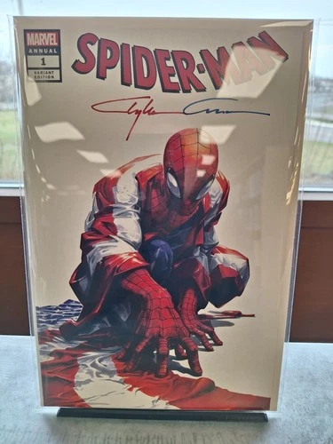 SPIDER-MAN ANNUAL #1 NM+ 9.6 [SIGNED BY CLAYTON CRAIN] CGC IT HIGH GRADE
